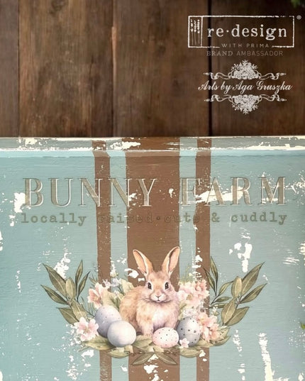 Redesign with Prima Middy Transfers - Blossom Bunnies
