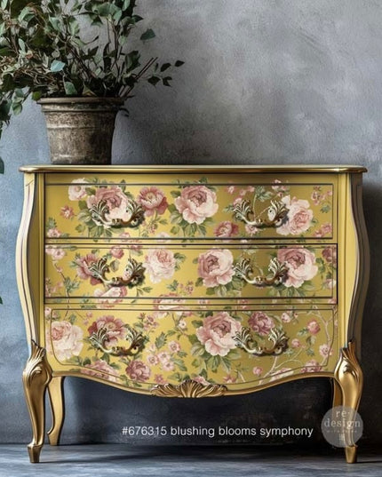 Redesign with Prima - Blushing Blooms Symphony Kacha Decor Transfer