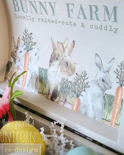 Redesign with Prima Middy Transfers - Blossom Bunnies