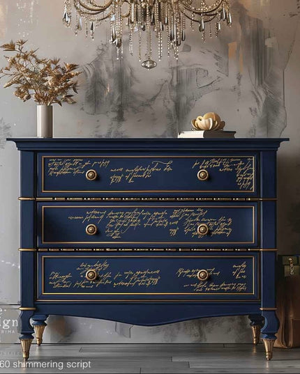 Redesign with Prima Middy Transfers - Kacha Shimmering Script