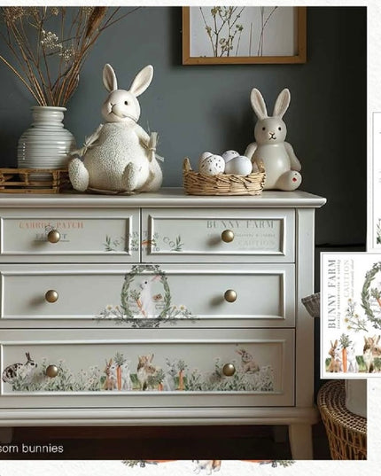 Redesign with Prima Middy Transfers - Blossom Bunnies