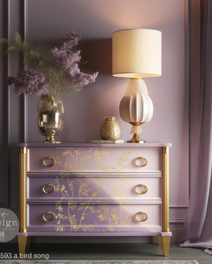 A Bird Song Decor Transfer