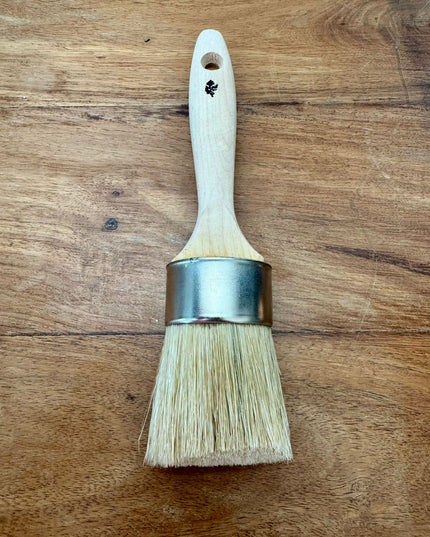 Miss Mustard Seed natural round bristle brush 2"