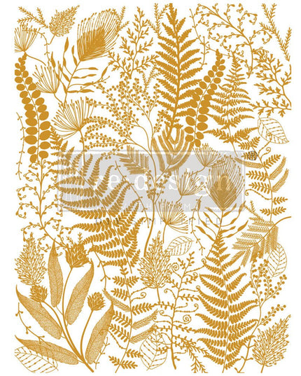 Foilage Finesse Gold Foil Transfer