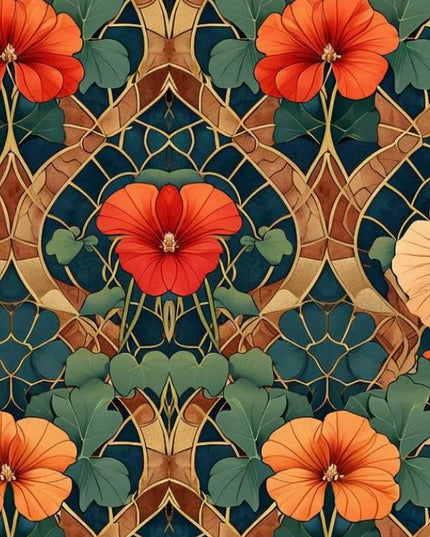 Mint by Michelle Stained Glass Blossoms 1