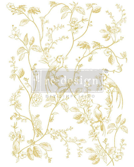 A Bird Song Decor Transfer