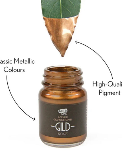 Guild lane bronze acrylic gilding enamel 