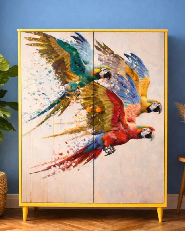 Mint by Michelle - Uncaged Parrot Decoupage Paper