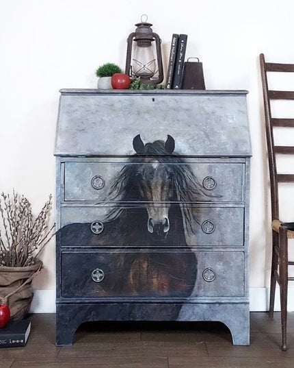 Whimsykel Designs Heart Horse Decoupage Paper