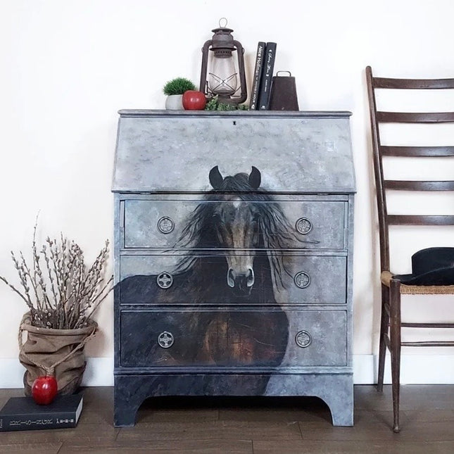 Whimsykel Designs Heart Horse Decoupage Paper