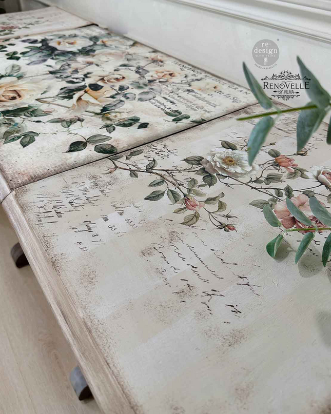 Redesign with Prima my garden whimsey decoupage paper 