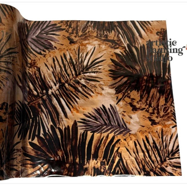 APS Foil - Hazel Palms Semi Transparent Foil Textile Friendly