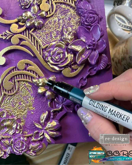 Redesign with Prima Cece Gilding Marker