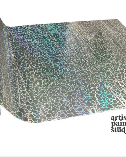 APS Foil - Pebbly Hologram - Transparent Film Foil