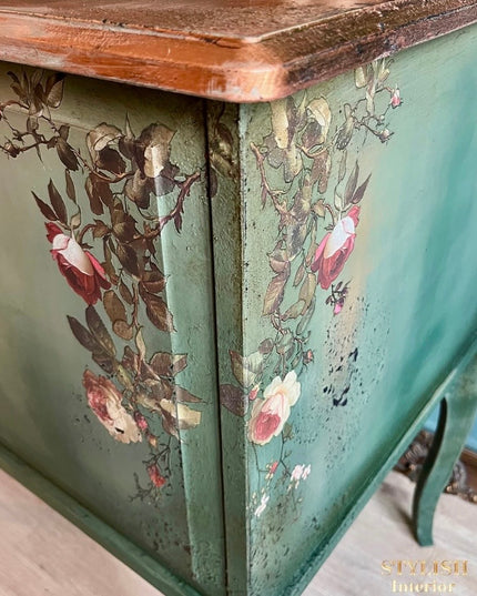 Redesign with Prima - Midnight Rose- Decor Transfer