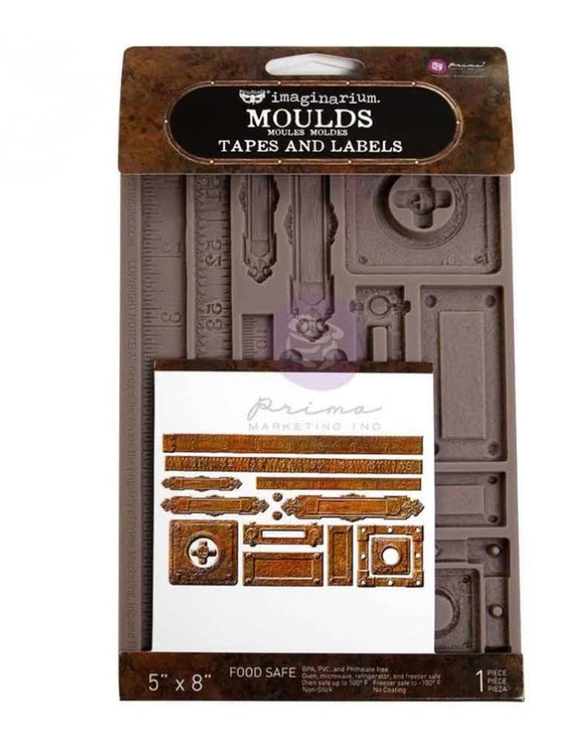 Redesign With Prima - Tapes And Labels Decor Mould