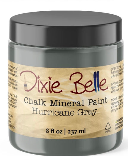Dixie Belle HURRICANE GREY Chalk Mineral Paint