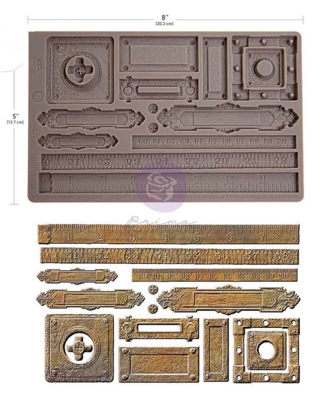 Redesign With Prima - Tapes And Labels Decor Mould