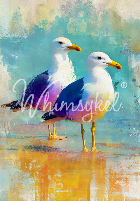 Whimsykel Designs Saltwater Pause Decoupage Paper