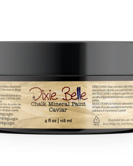 Dixie Belle CAVIAR Chalk Mineral Paint