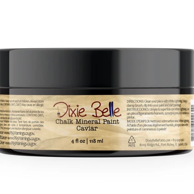 Dixie Belle CAVIAR Chalk Mineral Paint