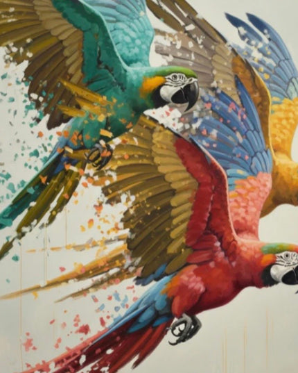 Mint by Michelle - Uncaged Parrot Decoupage Paper