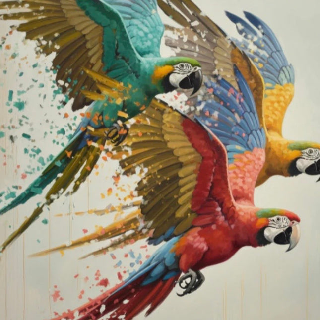 Mint by Michelle - Uncaged Parrot Decoupage Paper