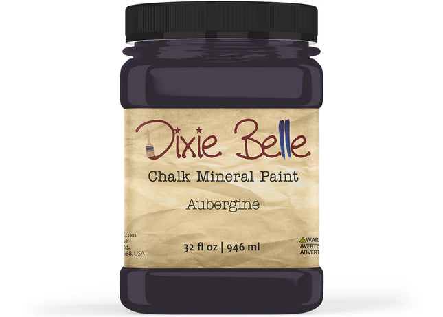 Dixie Belle Aubergine Purple Chalk Mineral Paint