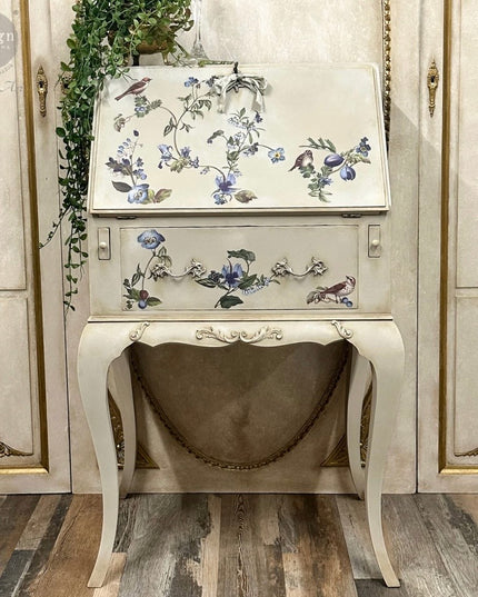 Redesign with Prima Chirping Charm Decor Transfer - Bird & Floral Design 24x35