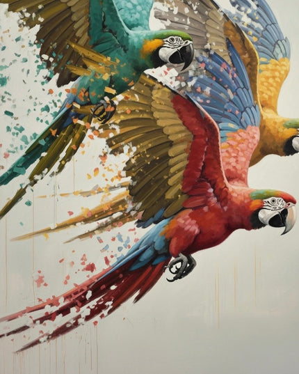 Mint by Michelle - Uncaged Parrot Decoupage Paper