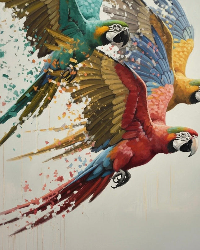 Mint by Michelle - Uncaged Parrot Decoupage Paper