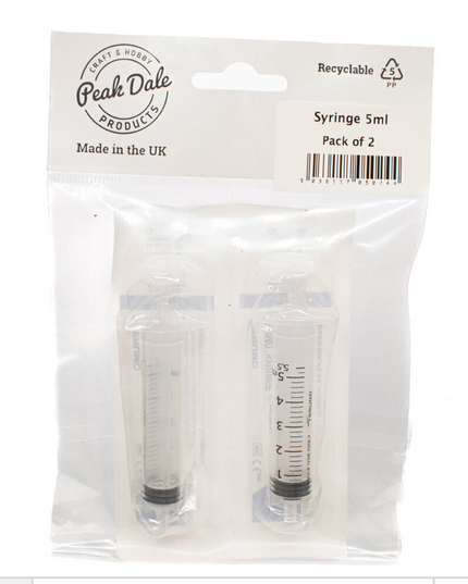 Syringe 5ml pack of 2