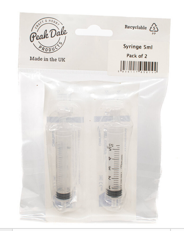 Syringe 5ml pack of 2