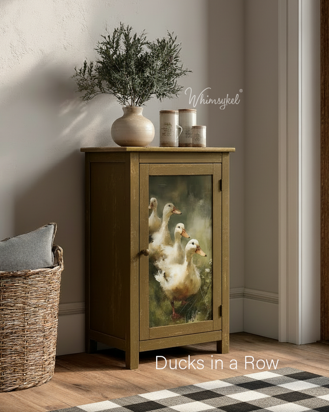 Whimsykel Designs Ducks In A Row Decoupage Paper