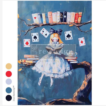 Redesign With Prima Elevated Etiquette A2 Decoupage Paper
