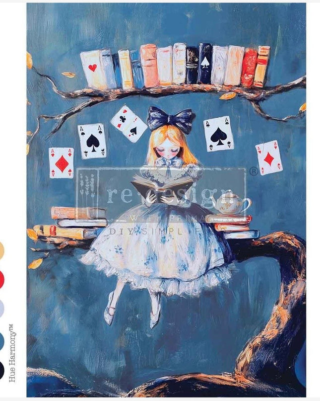 Redesign With Prima Elevated Etiquette A2 Decoupage Paper