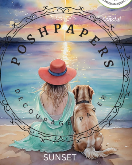 Posh Papers Decoupage Paper - Sunset