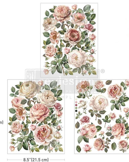 redesign with Prima Blush Blossoms middy trnasfer