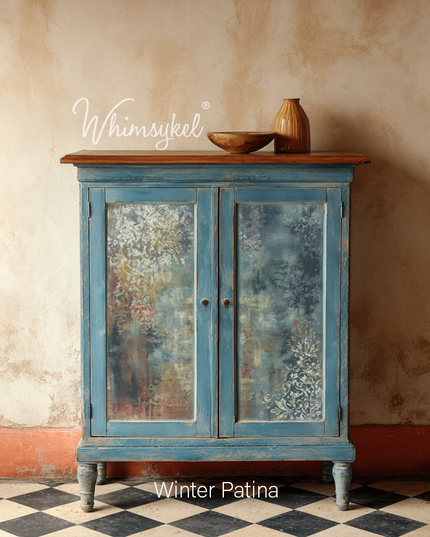 Whimsykel Designs Winter Patina Decoupage Paper