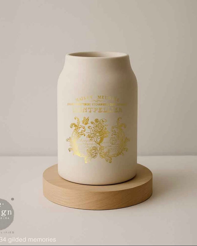 Redesign with Prima H2O transfer Gilded Memories