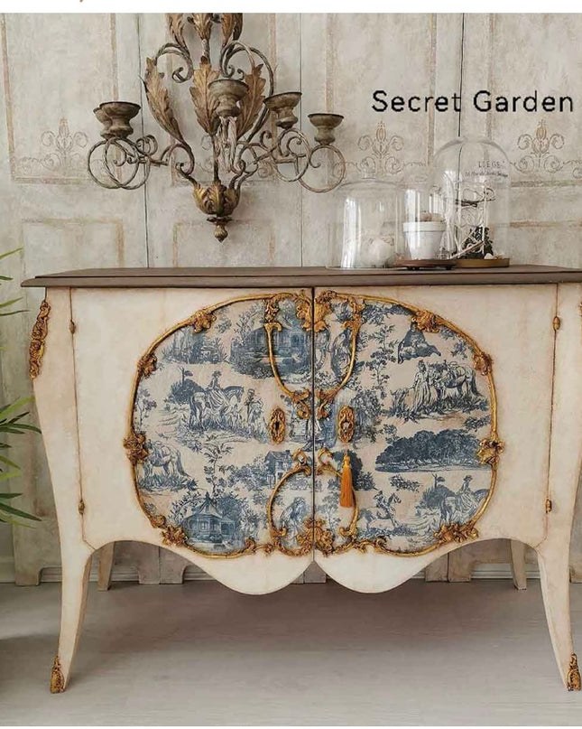 Redesign with Prima A1 Decoupage Fiber – Toile De Jouy