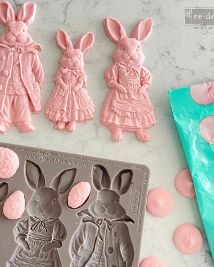 Redesign with Prima - Springtime Bunnies Decor Mould