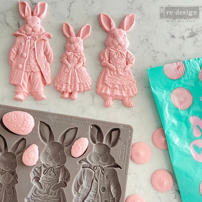 Redesign with Prima - Springtime Bunnies Decor Mould