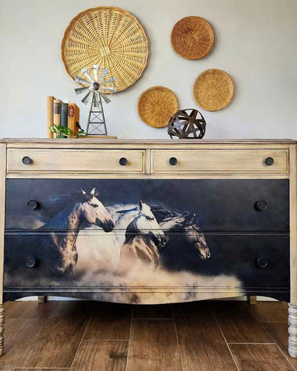 Redesign with Prima A1 Decoupage Fiber – Wild Hearts Run Free