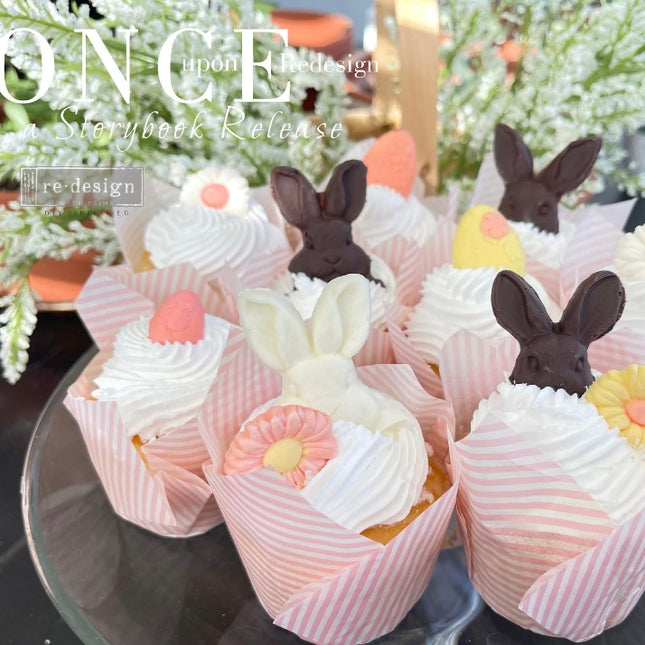 Redesign with Prima - Springtime Bunnies Decor Mould