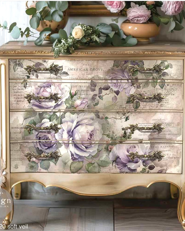 Redesign with Prima - Soft Veil Double Decoupage Tissue Paper Set