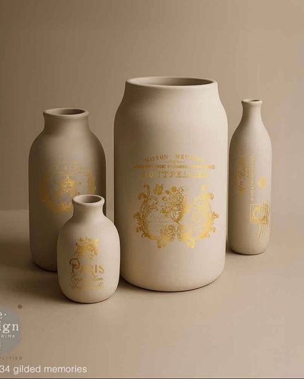 Redesign with Prima H2O transfer Gilded Memories