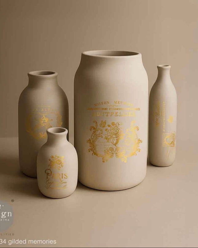 Redesign with Prima H2O transfer Gilded Memories