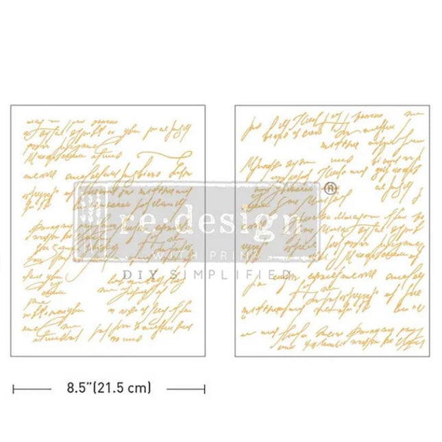 Redesign with Prima Middy Transfers - Kacha Golden Serenade
