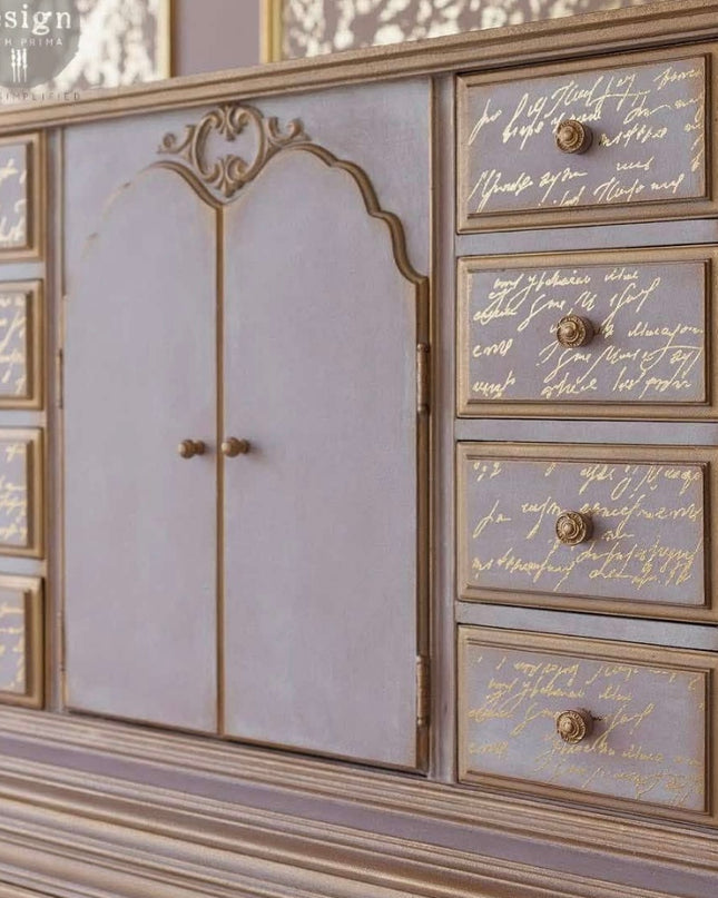Redesign with Prima Middy Transfers - Kacha Shimmering Script